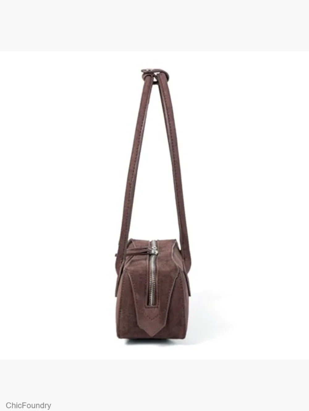 Faux Suede Hobo Bag Shoulder Purse Satchel Work Travel